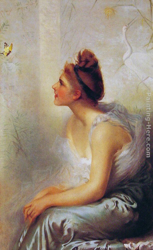 Vittorio Matteo Corcos Beauty and the Butterfly